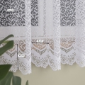 Krótka Firanka Wzorzysta Szyta na Wymiar