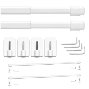 Komplet 2x Karnisz Zazdrostki Patyczki 80cm 7579
