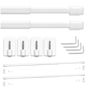 Komplet 2x Karnisz Zazdrostki Patyczki 100cm 7580