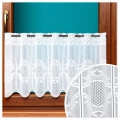Zazdrostka Panelowa Zazdrostki do Kuchni Firanka Krótka Żakardowa Biała