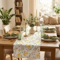 Bieżnik Szyty na Wymiar w Delikatne Drobne Kwiaty