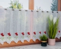 Zazdrostka Haftowana Maki 60cm Zazdrostka Panelowa na Metry