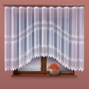 Firanka gotowa żakardowa 160x400 Firany Biała